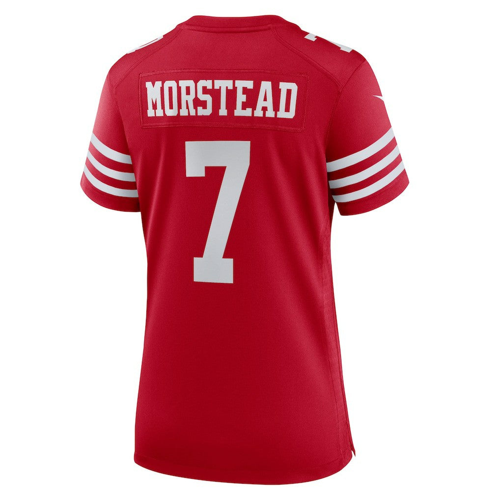 Thomas Morstead San Francisco 49ers Women's Team Game Jersey - Scarlet | Nike discount