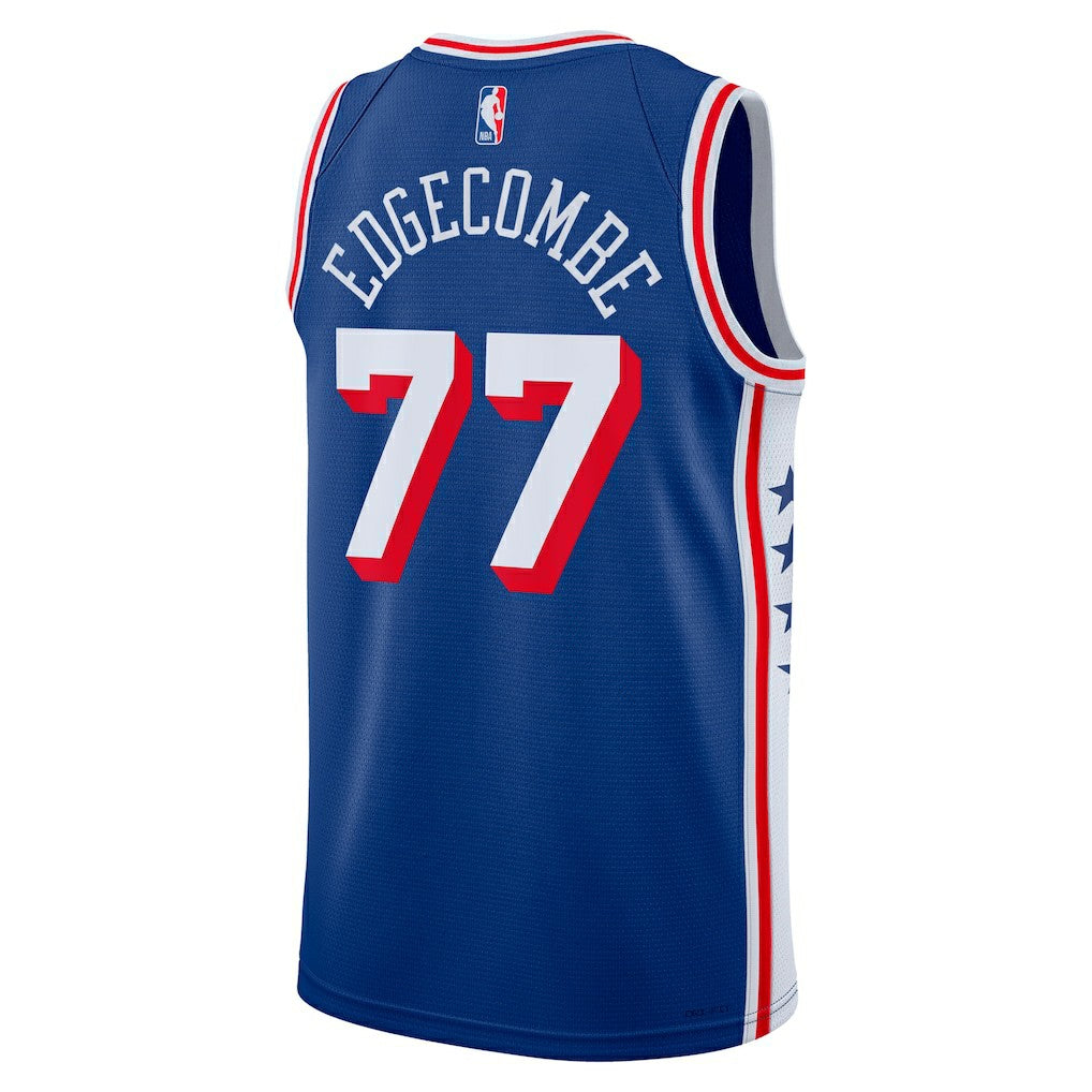 V. J. Edgecombe Philadelphia 76ers Unisex 2025 NBA Draft First Round Pick Swingman Jersey - Icon Edition - Royal | Nike shop