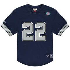 Emmitt Smith Dallas Cowboys Retired Player Name & Number Mesh T-Shirt - Navy outlet