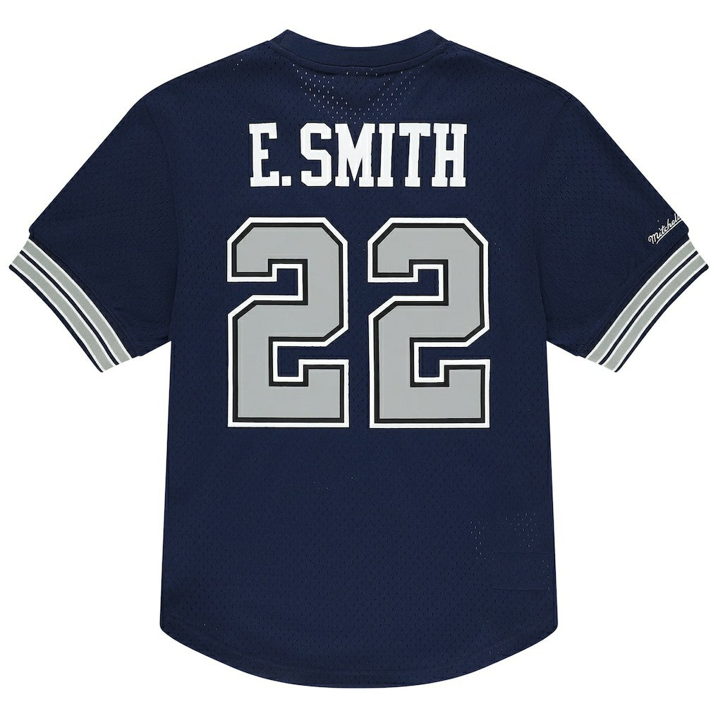 Emmitt Smith Dallas Cowboys Retired Player Name & Number Mesh T-Shirt - Navy outlet