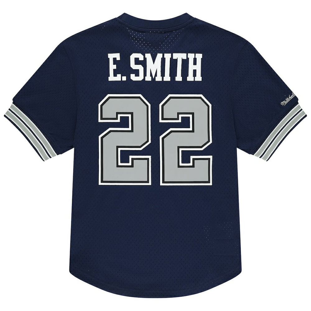 Emmitt Smith Dallas Cowboys Retired Player Name & Number Mesh T-Shirt - Navy outlet