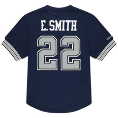 Emmitt Smith Dallas Cowboys Retired Player Name & Number Mesh T-Shirt - Navy outlet
