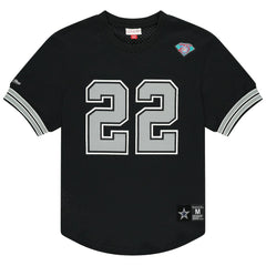 Emmitt Smith Dallas Cowboys Retired Player Name & Number Mesh Top - Black discount