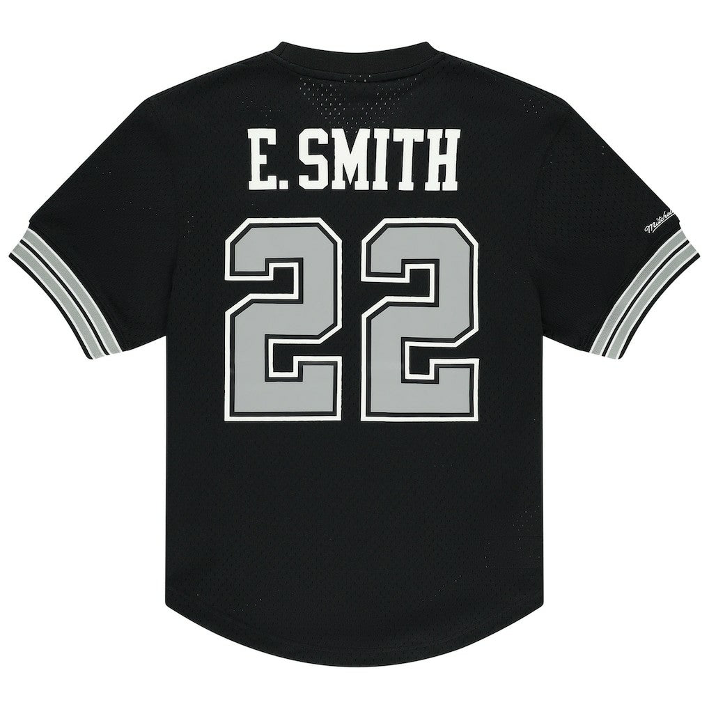 Emmitt Smith Dallas Cowboys Retired Player Name & Number Mesh Top - Black discount