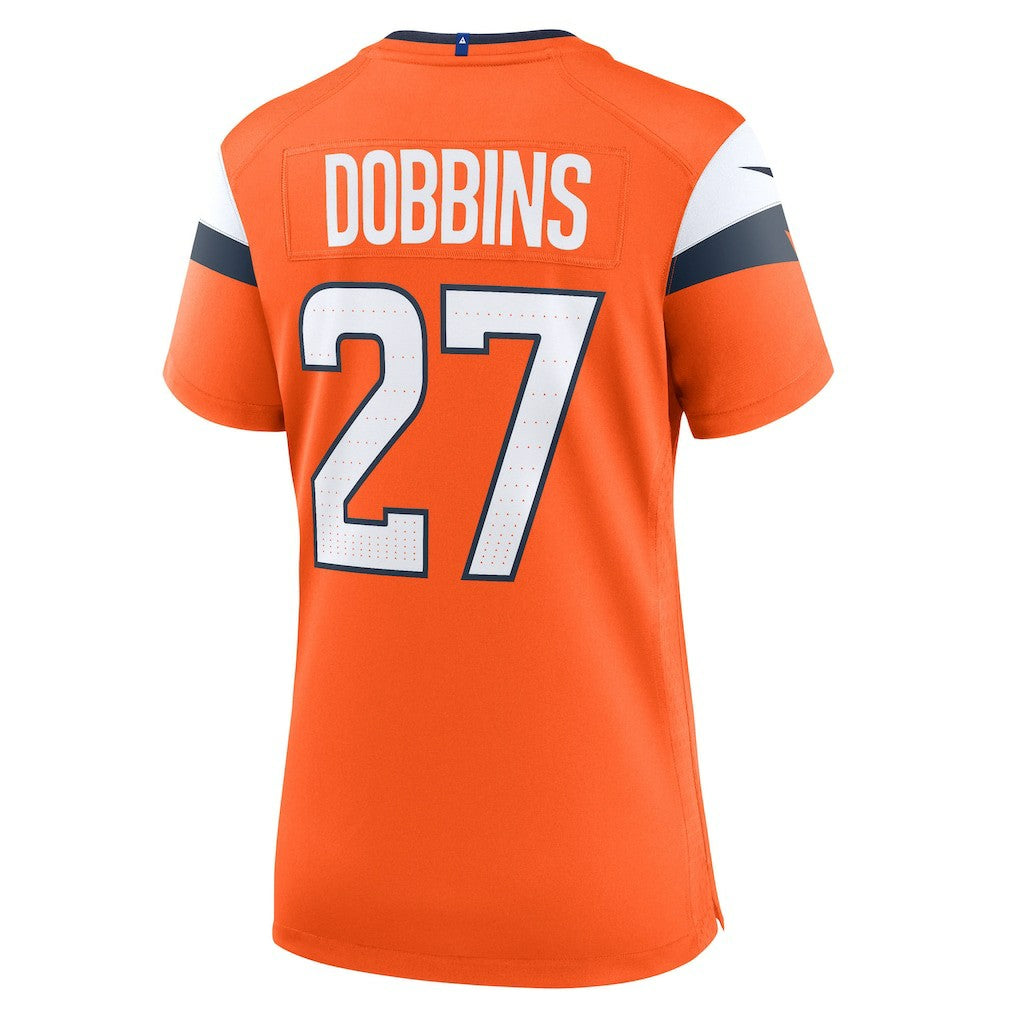 J.K. Dobbins Denver Broncos Women's Team Game Jersey - Orange | Nike for sale