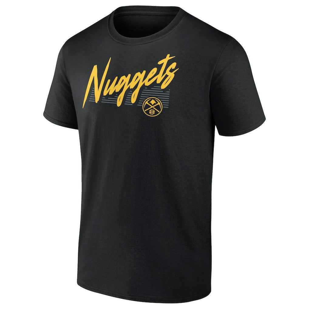 Denver Nuggets Color Block Slant Quick Strike T-Shirt sale - Black shop
