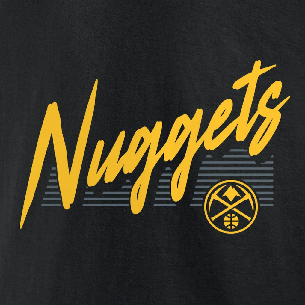 Denver Nuggets Color Block Slant Quick Strike T-Shirt sale - Black shop