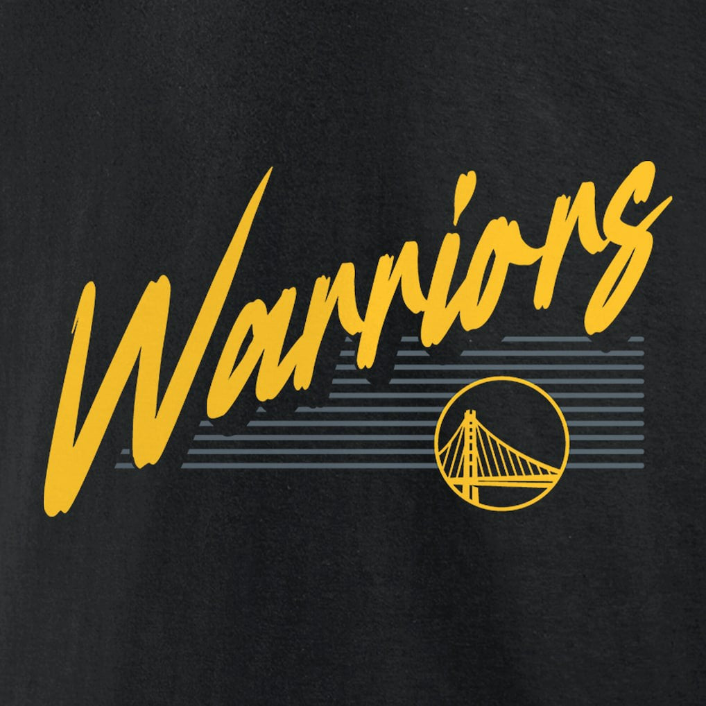 Golden State Warriors Color Block Slant Quick Strike T-Shirt sale - Black on sale