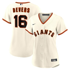 Rafael Devers San Francisco Giants Women's Home Replica Jersey - White | Nike