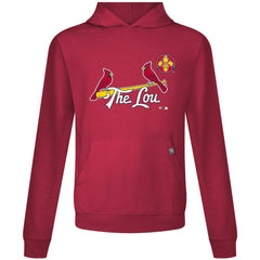 St. Louis Cardinals Levelwear City Connect Relay Core Logo Pullover Hoodie - Red