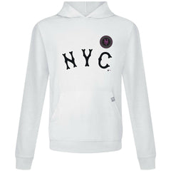 New York Mets Levelwear City Connect Relay Core Logo Pullover Hoodie - White