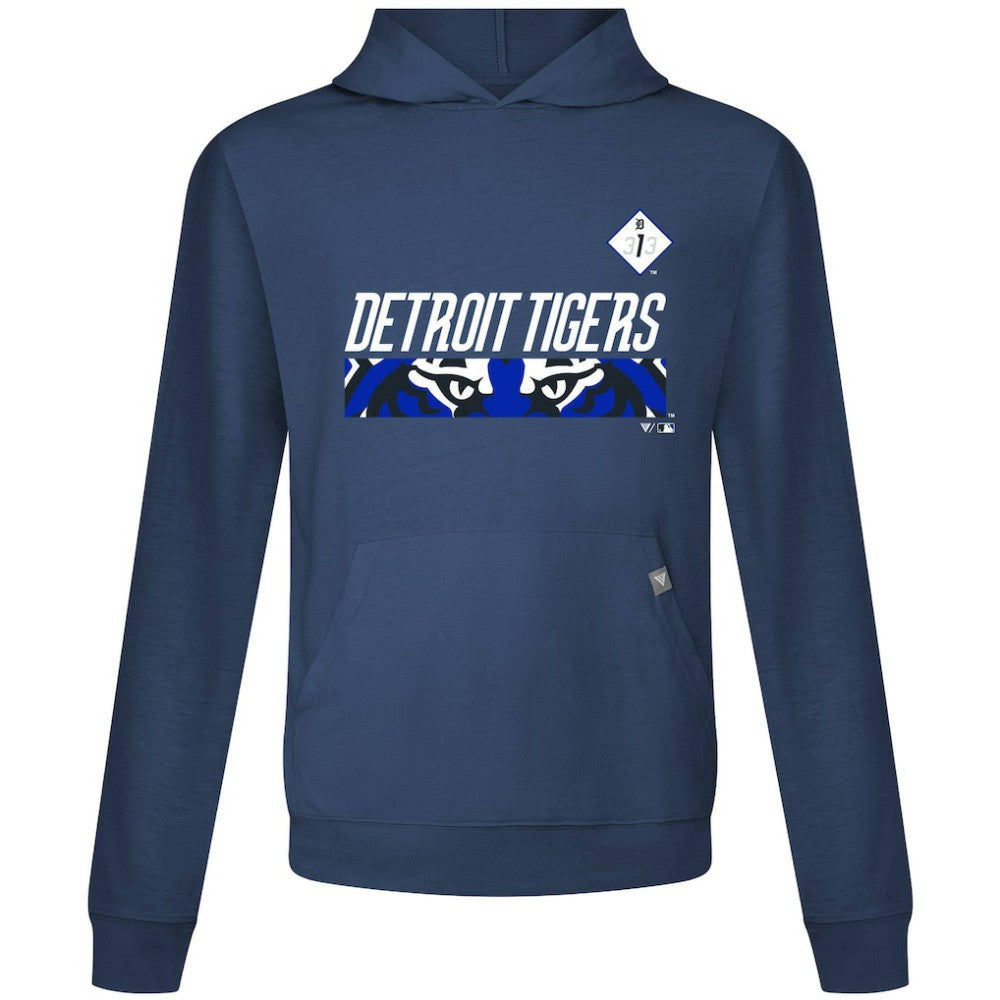 Detroit Tigers Levelwear City Connect Relay Core Logo Pullover Hoodie - Navy