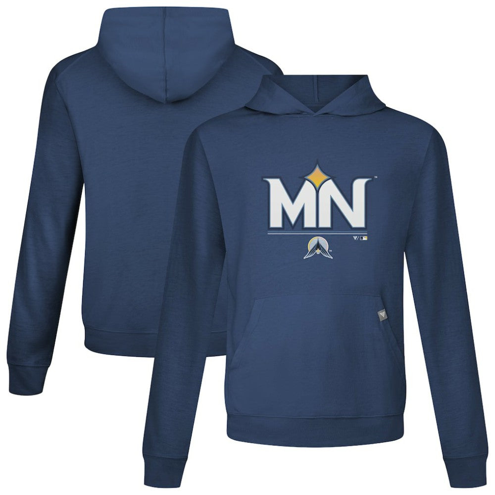 Minnesota Twins Levelwear City Connect Relay Core Logo Pullover Hoodie - Navy