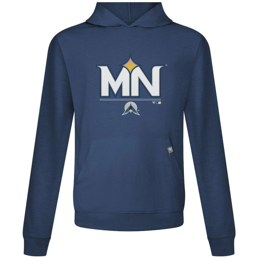 Minnesota Twins Levelwear City Connect Relay Core Logo Pullover Hoodie - Navy