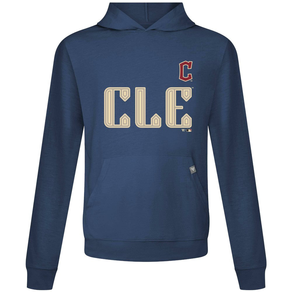 Cleveland Guardians Levelwear City Connect Relay Core Logo Pullover Hoodie - Navy