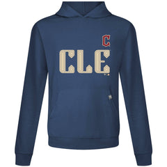 Cleveland Guardians Levelwear City Connect Relay Core Logo Pullover Hoodie - Navy