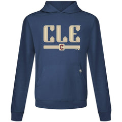 Cleveland Guardians Levelwear City Connect Relay Back Splash Pullover Hoodie - Navy