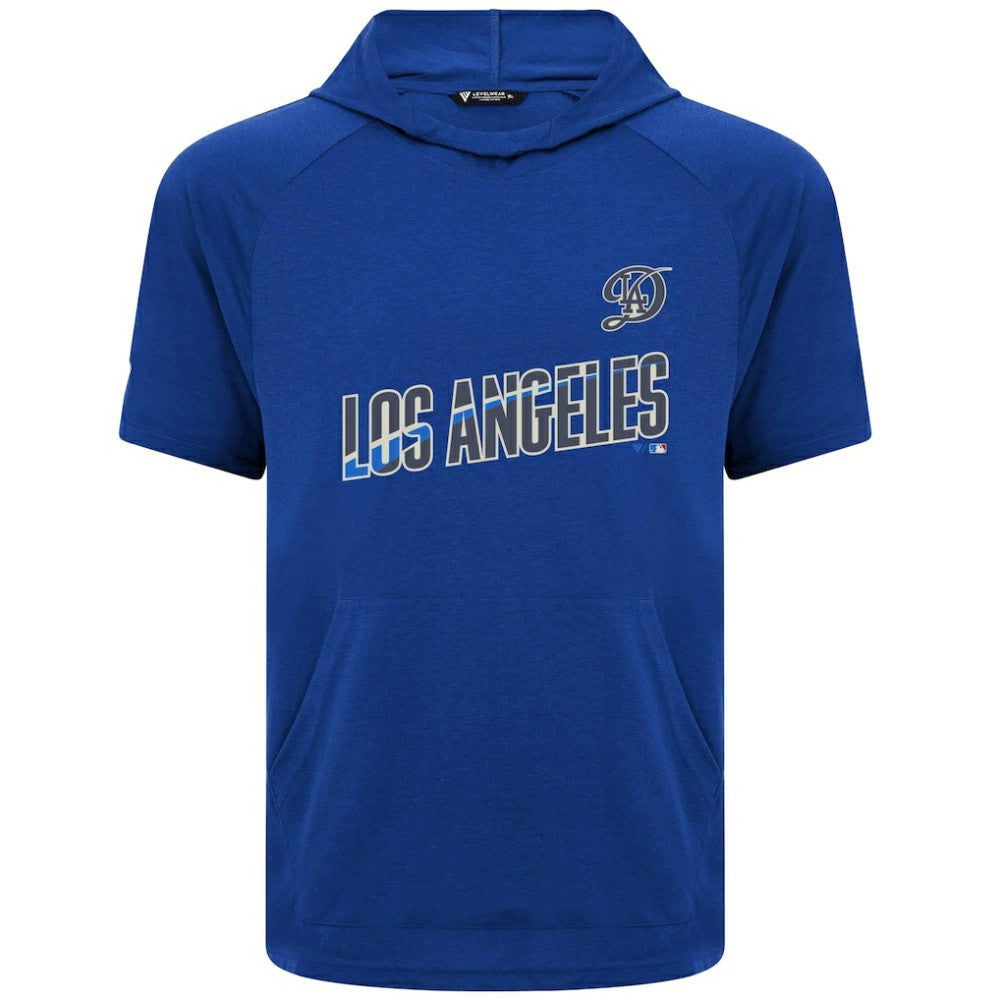 Los Angeles Dodgers Levelwear City Connect Phase Core Logo Pullover Hoodie T-Shirt - Royal