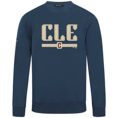 Cleveland Guardians Levelwear City Connect Zane Back Splash Sweatshirt - Navy