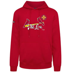 St. Louis Cardinals Levelwear City Connect Podium Core Logo Pullover Hoodie - Red