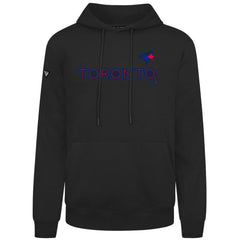 Toronto Blue Jays Levelwear City Connect Podium Core Logo Pullover Hoodie - Black