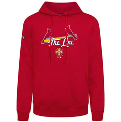 St. Louis Cardinals Levelwear City Connect Podium Back Splash Pullover Hoodie - Red