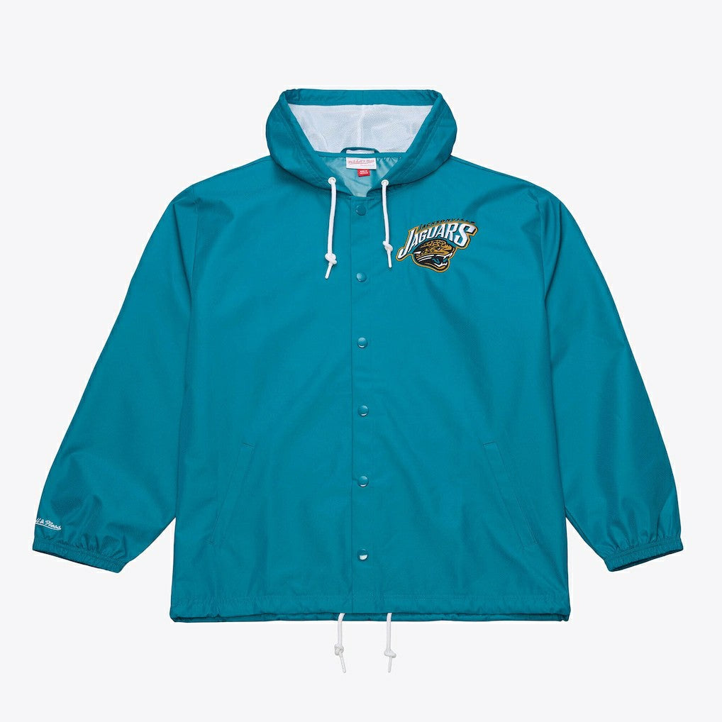 Jacksonville Jaguars Coaches Full-Snap Hooded Windbreaker Jacket - Teal for sale