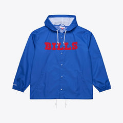 Buffalo Bills Coaches Full-Snap Hooded Windbreaker Jacket - Royal on sale