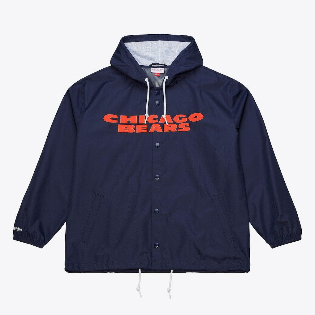 Chicago Bears Coaches Full-Snap Hooded Windbreaker Jacket - Navy online