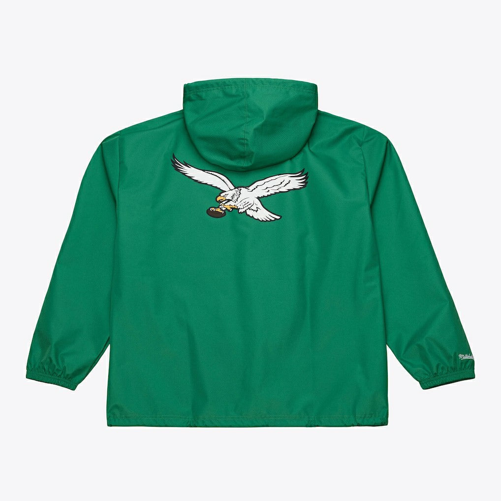 Philadelphia Eagles Coaches Full-Snap Hooded Windbreaker Jacket - Kelly Green cheap