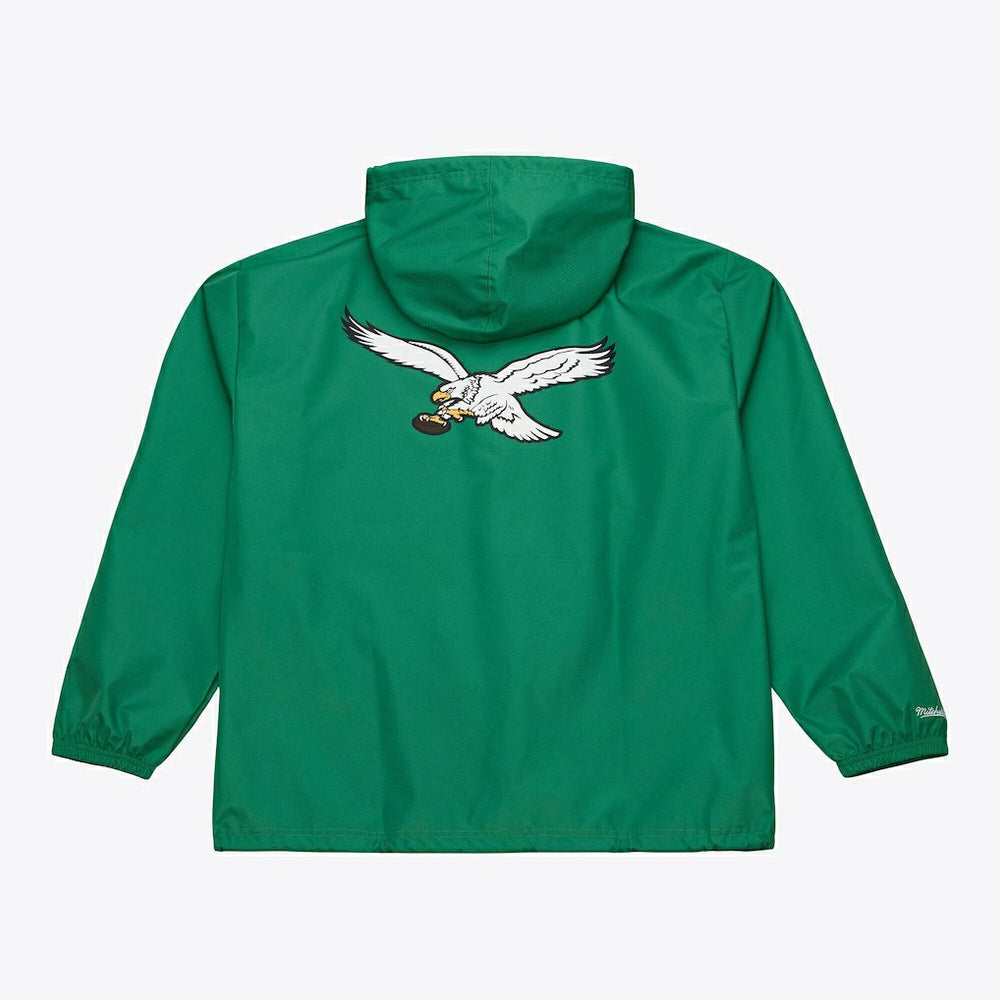 Philadelphia Eagles Coaches Full-Snap Hooded Windbreaker Jacket - Kelly Green cheap