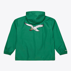 Philadelphia Eagles Coaches Full-Snap Hooded Windbreaker Jacket - Kelly Green cheap