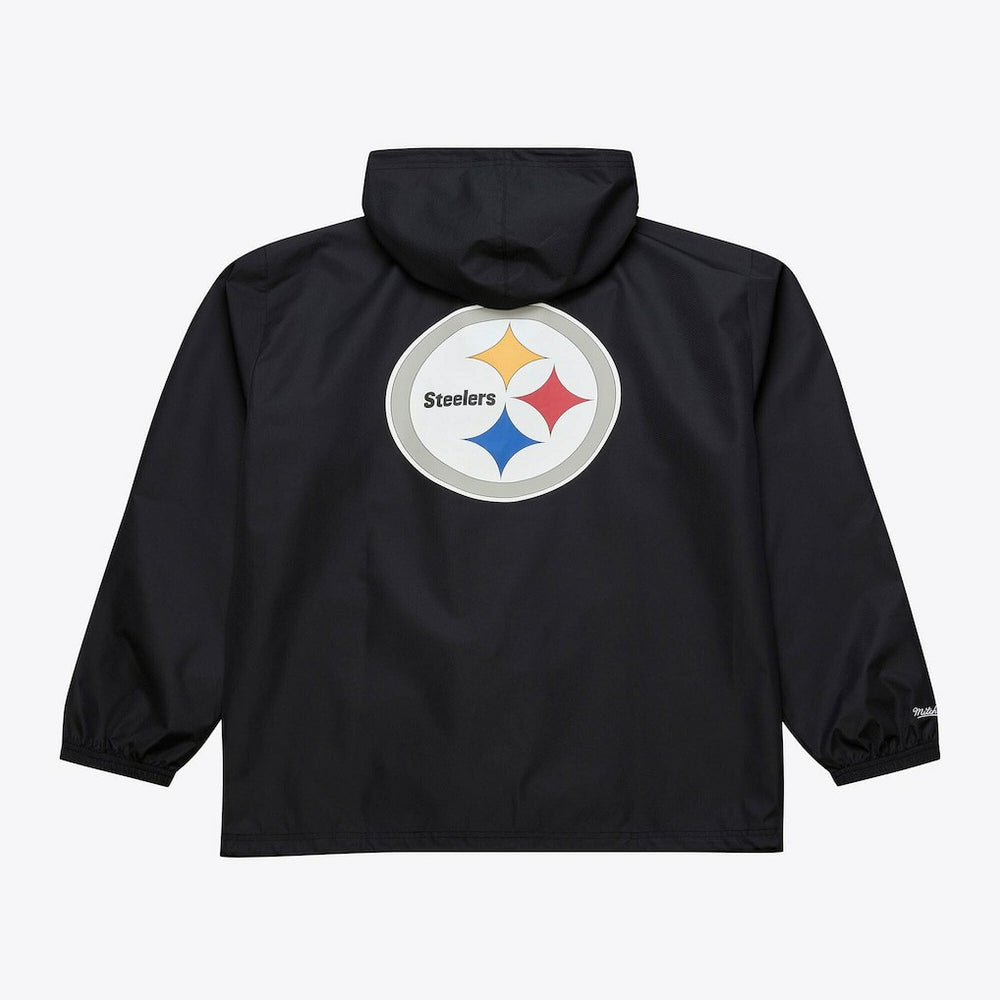 Pittsburgh Steelers Coaches Full-Snap Hooded Windbreaker Jacket - Black sale