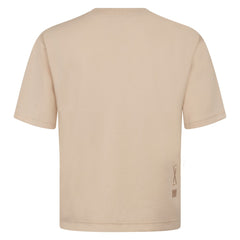 Cincinnati Reds Levelwear Oversized Luxe Signature Knit Buckler T-Shirt - Khaki