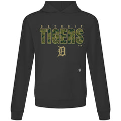 Detroit Tigers Levelwear Relay Protect Pullover Hoodie - Black