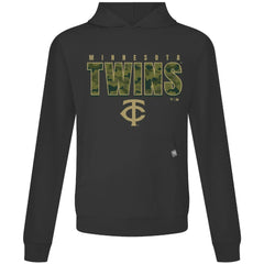 Minnesota Twins Levelwear Relay Protect Pullover Hoodie - Black