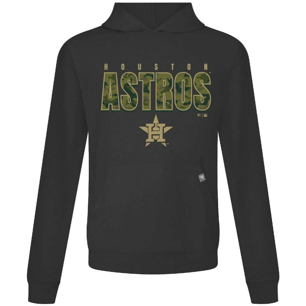 Houston Astros Levelwear Relay Protect Pullover Hoodie - Black
