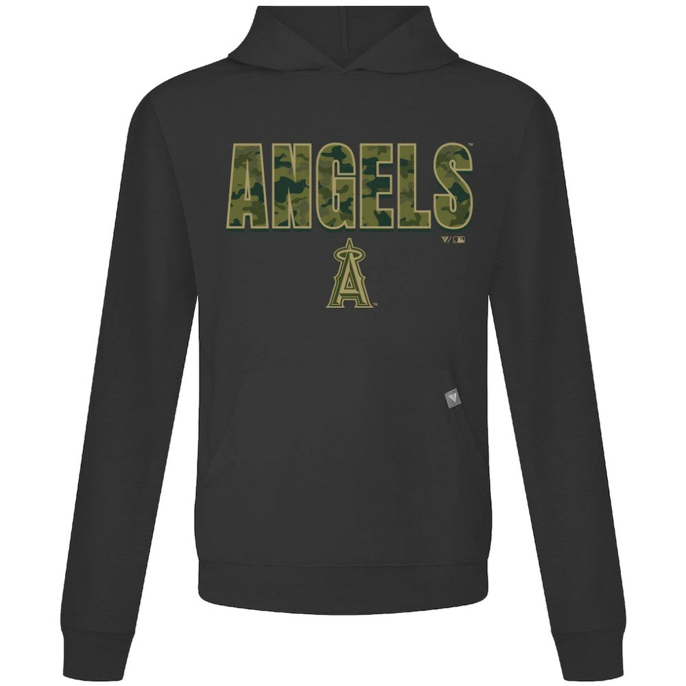 Los Angeles Angels Levelwear Relay Protect Pullover Hoodie - Black