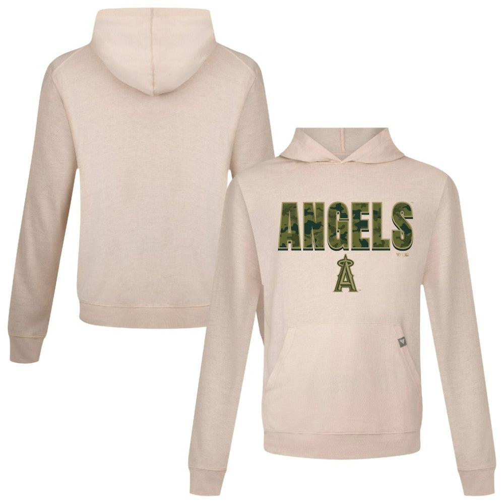 Los Angeles Angels Levelwear Relay Protect Pullover Hoodie - Khaki