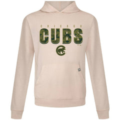 Chicago Cubs Levelwear Relay Protect Pullover Hoodie - Khaki