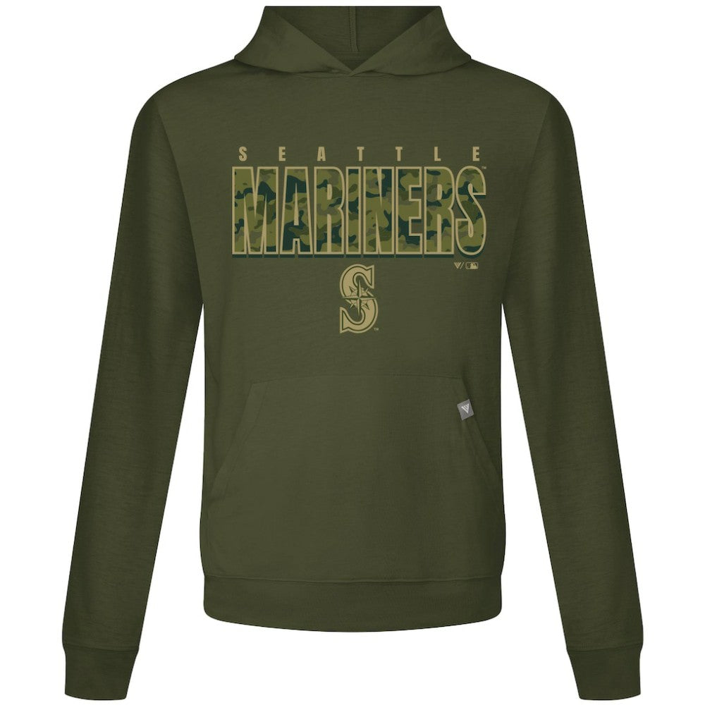 Seattle Mariners Levelwear Relay Protect Pullover Hoodie - Green