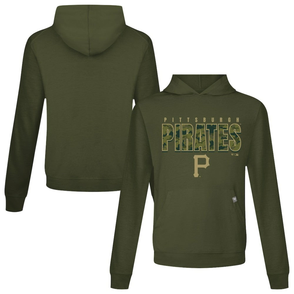 Pittsburgh Pirates Levelwear Relay Protect Pullover Hoodie - Green
