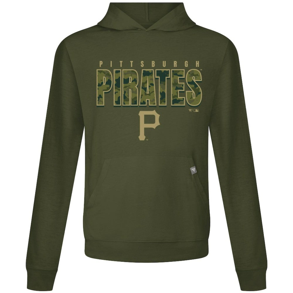 Pittsburgh Pirates Levelwear Relay Protect Pullover Hoodie - Green