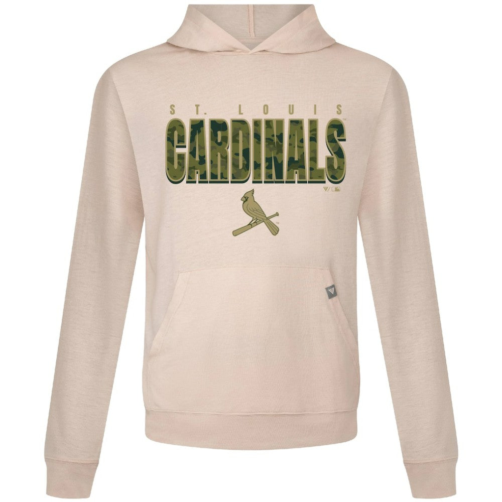 St. Louis Cardinals Levelwear Relay Protect Pullover Hoodie - Khaki