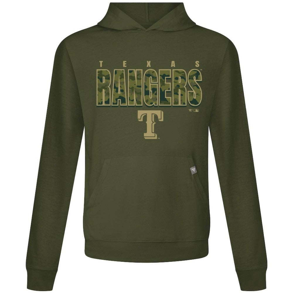 Texas Rangers Levelwear Relay Protect Pullover Hoodie - Green