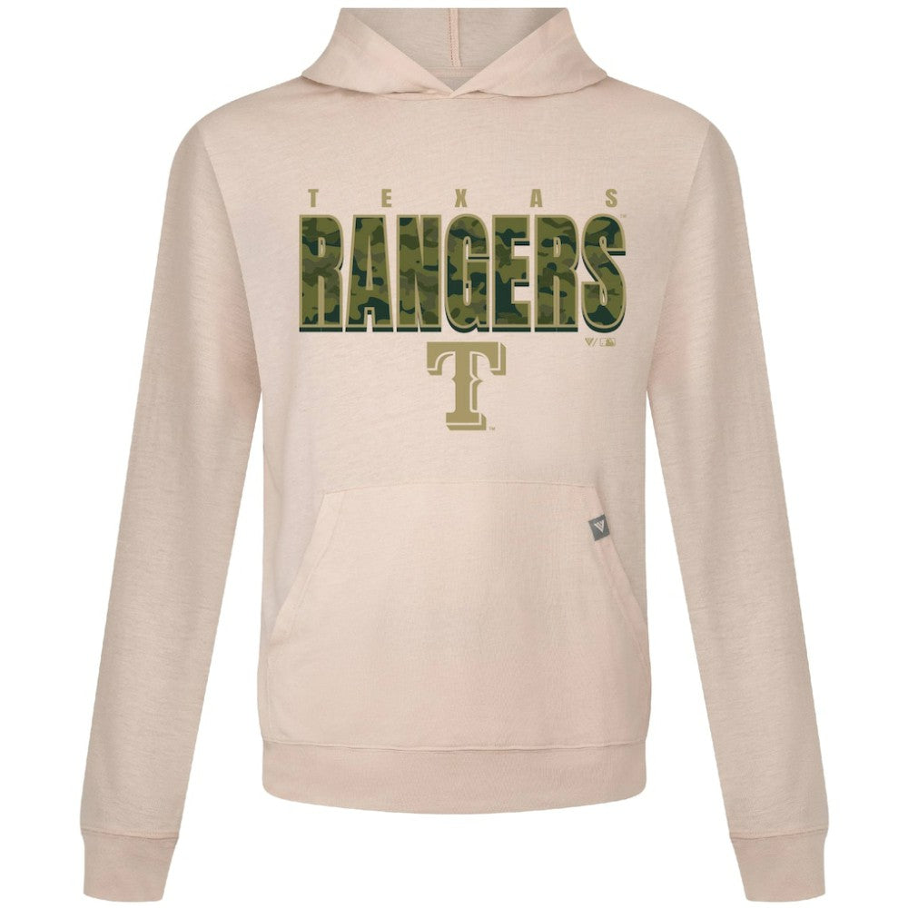 Texas Rangers Levelwear Relay Protect Pullover Hoodie - Khaki