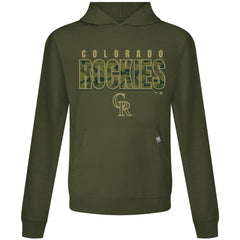 Colorado Rockies Levelwear Relay Protect Pullover Hoodie - Green