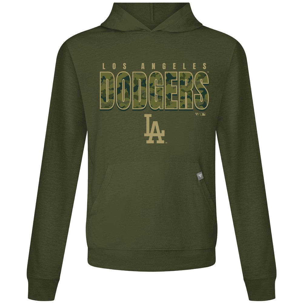 Los Angeles Dodgers Levelwear Relay Protect Pullover Hoodie - Green