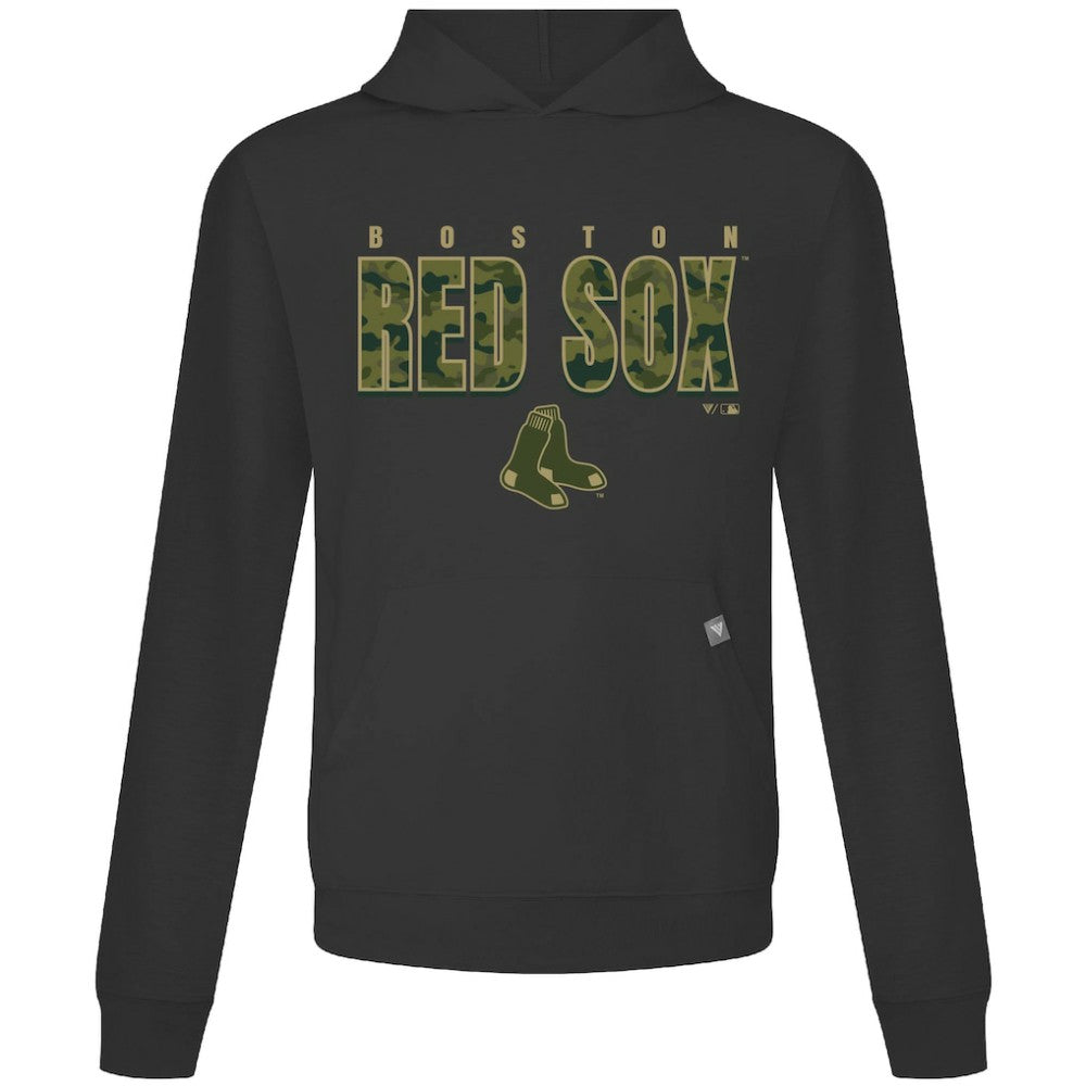 Boston Red Sox Levelwear Relay Protect Pullover Hoodie - Black