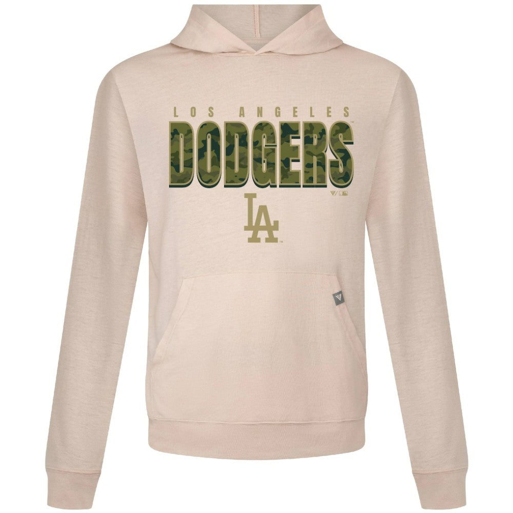 Los Angeles Dodgers Levelwear Relay Protect Pullover Hoodie - Khaki